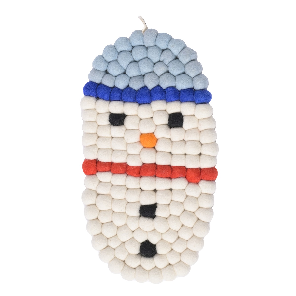TRIVET, OVAL, snowman