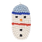 TRIVET, OVAL, snowman