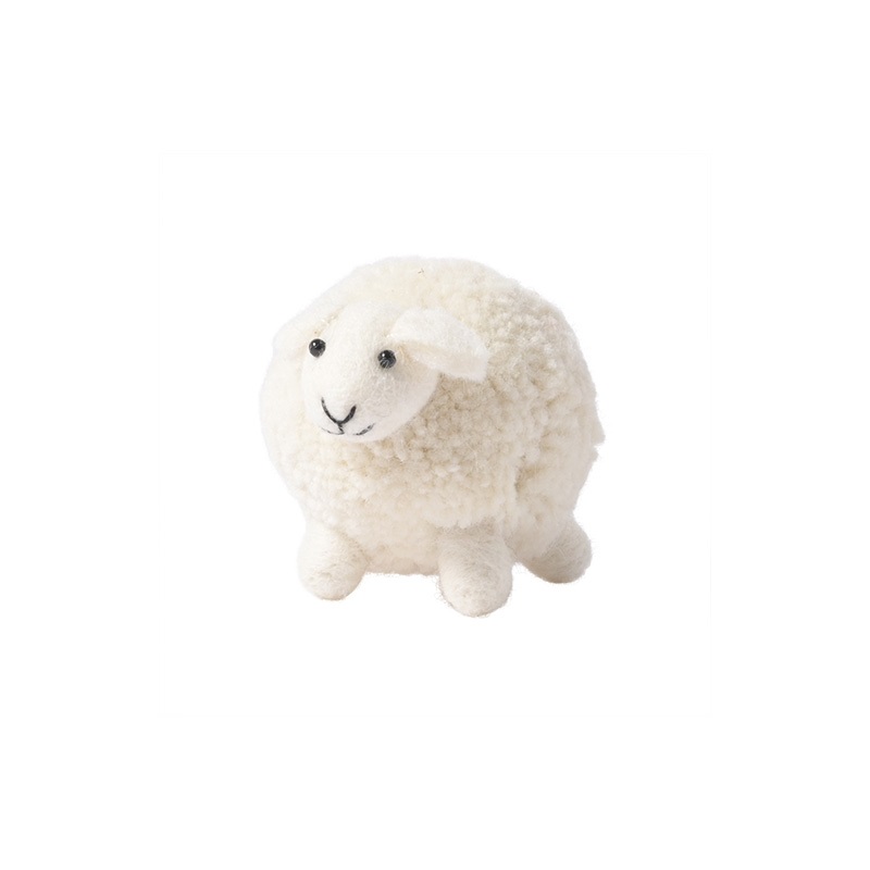 LITTLE HANGINGS, FLUFFY SHEEP, white
