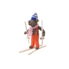 LITTLE HANGINGS, skiing bear, sune