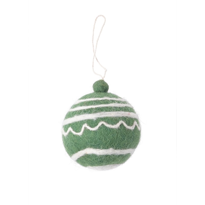 LITTLE HANGINGS, ORNAMENT, CLASSIC, green/white
