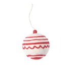 LITTLE HANGINGS, ORNAMENT, CLASSIC, white/red