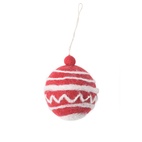 LITTLE HANGINGS, ORNAMENT, CLASSIC, red/white