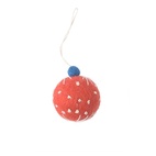 LITTLE HANGINGS, ORNAMENT, VINTAGE, coral