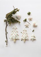X-MAS TREE, embroidery (2pack)