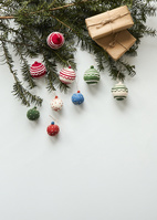 LITTLE HANGINGS, ORNAMENT, VINTAGE, blue