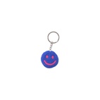 KEYCHAIN, SMILEY, electric-blue