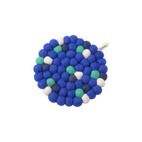 TRIVET, ROUND, northern-lights