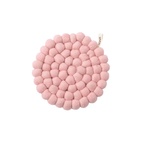 TRIVET, ROUND, pink