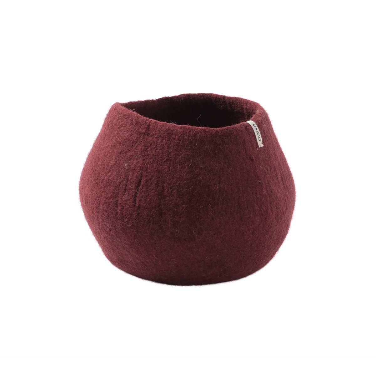 FLOWER POT 16, L, burgundy