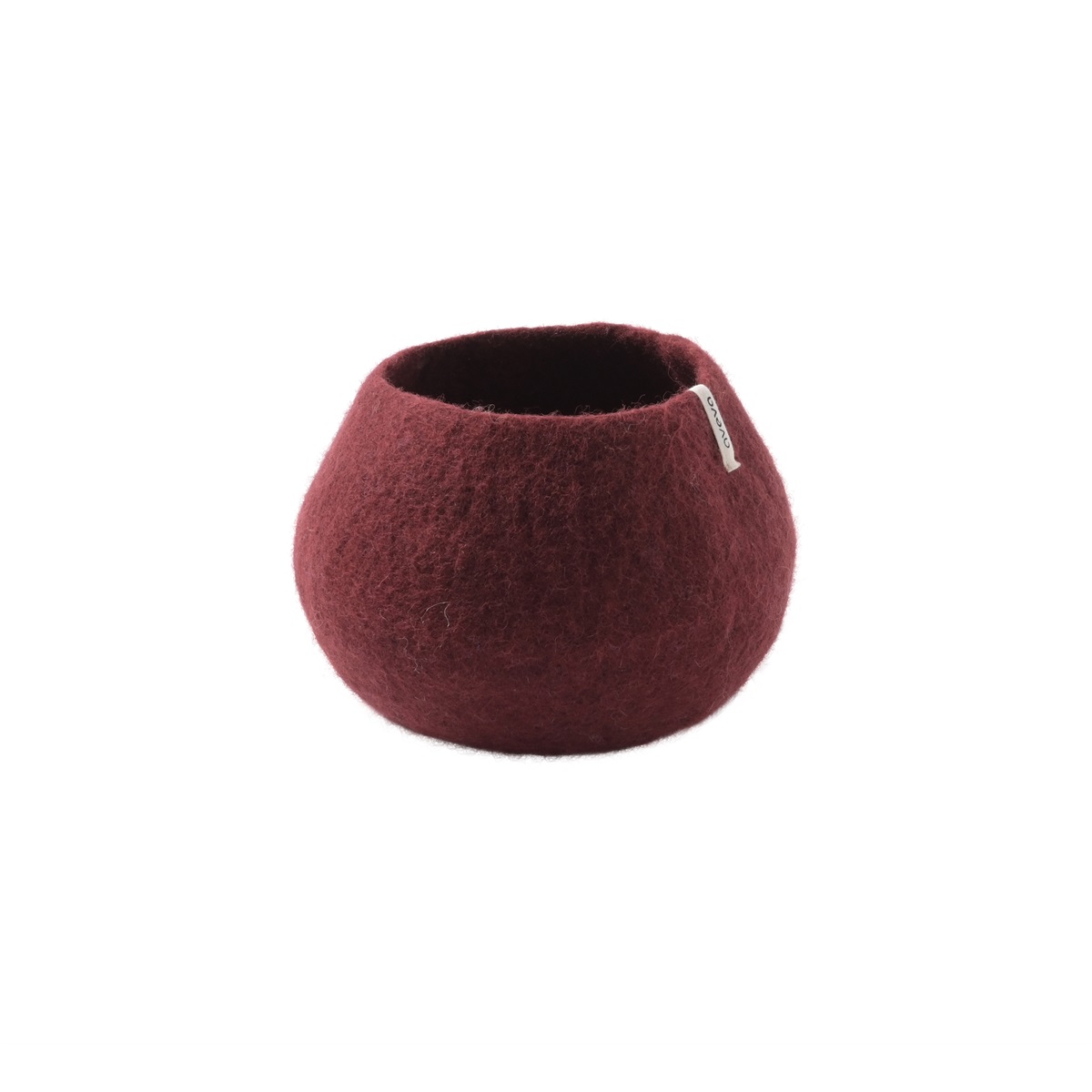FLOWER POT 16, M, burgundy