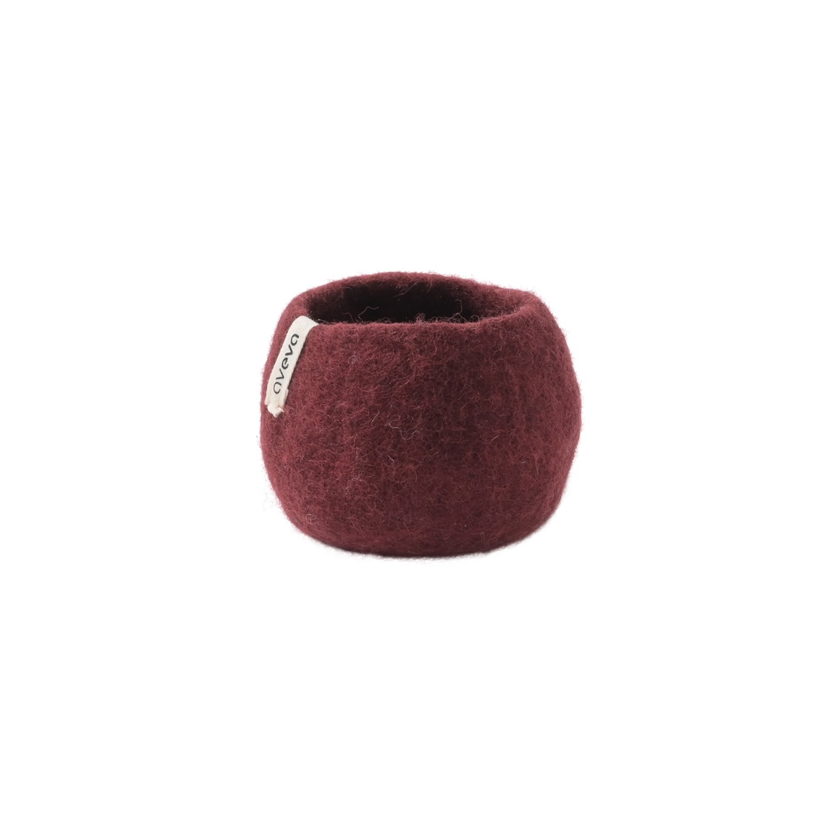 FLOWER POT 16, S, burgundy