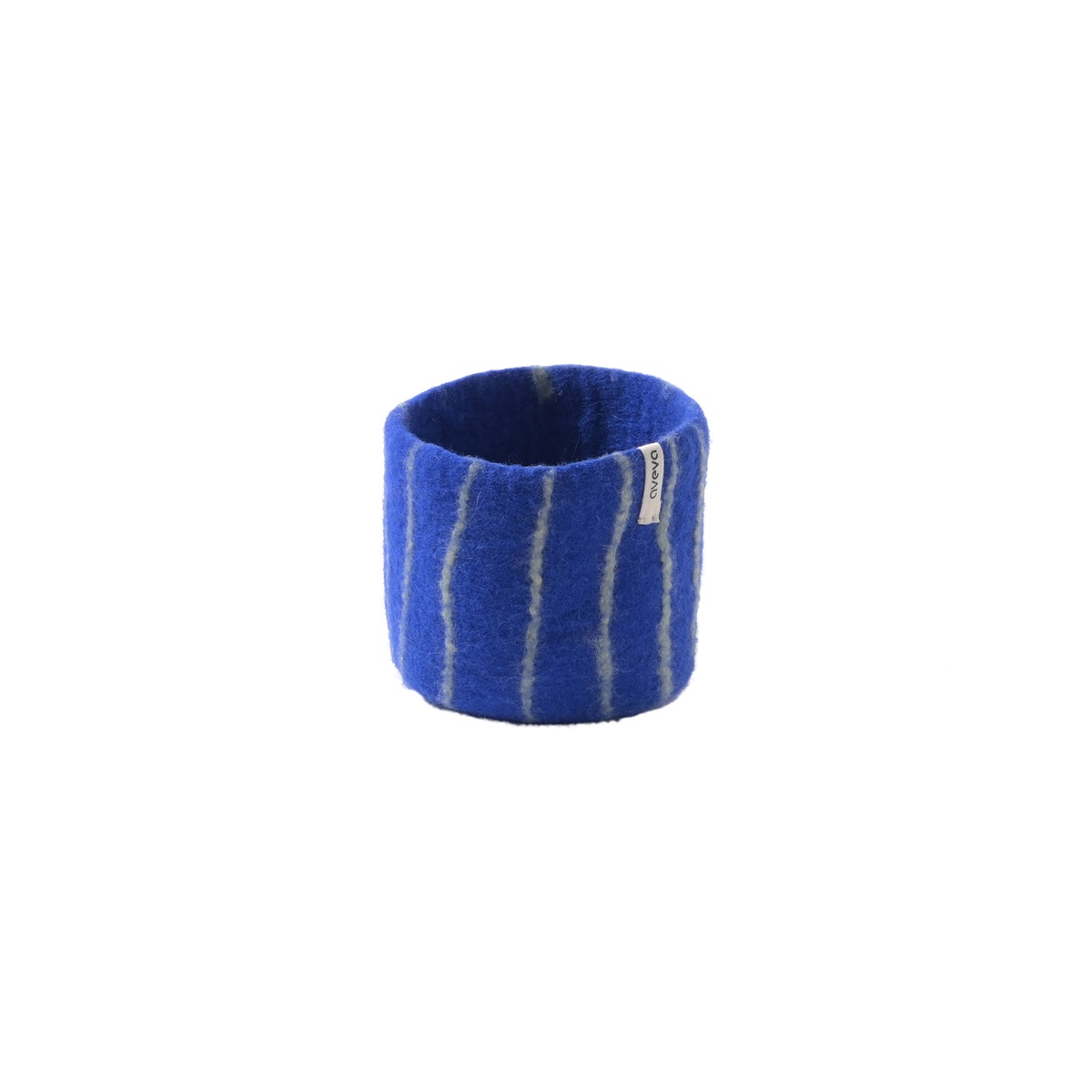 FLOWER POT 25, M, THIN-STRIPES, electric-blue