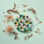 TRIVET, ROUND, emerald