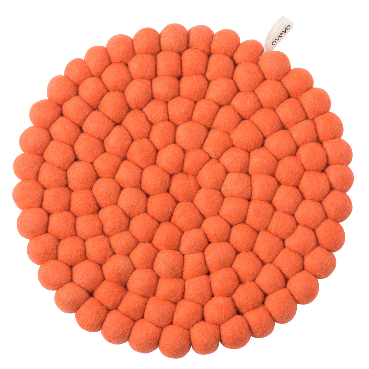 TRIVET, ROUND, L, coral